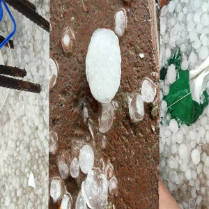 Şanlıurfa’da ceviz büyüklüğünde dolu paniği!