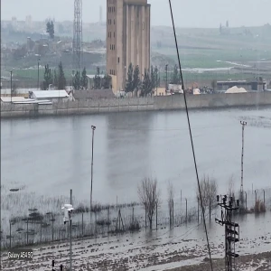 Şanlıurfa’daki ‘mayınlı saha’ göle döndü