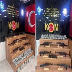 Şanlıurfa'da KOM ekiplerinden nokta atışı operasyon: Kilolarca madde ele geçirildi