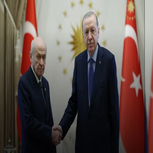 Cumhurbaşkanı Erdoğan ile Bahçeli ile bir araya geldi