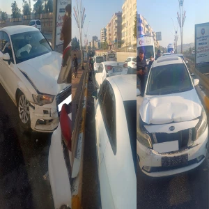 Şanlıurfa’da akşam saatlerinde zincirleme kaza! Trafik felç oldu