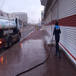 Eyyübiye’de ödüllü temizlik atağı: 600 personel iş başında!
