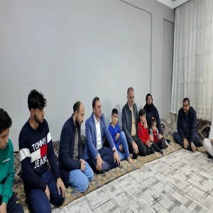 Eyyübiye’de bayram öncesi yürek ısıtan ziyaret!