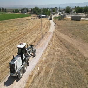 Haliliye’de bir mahallede daha yol çalışması tamamlandı