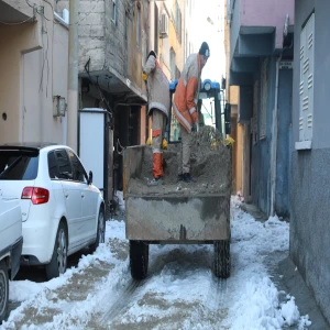 Haliliye kar engeline karşı teyakkuzda