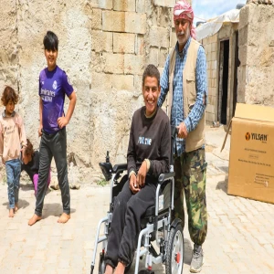 Harran’da engelli bireylerin yüzünü güldüren destek