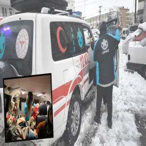 Kar kapattı, UMKE açtı: Şanlıurfa'da sağlık ekiplerinden dev mücadele!