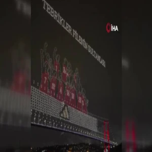Millilerin Avrupa şampiyonluğu coşkusu gökyüzüne taşındı