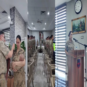 Şanlıurfa'da jandarma teşkilatında terfi heyecanı: Yeni rütbeler takıldı