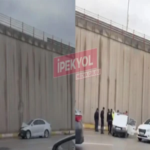 Şanlıurfa'da zincirleme kaza! 3 araç birbirine girdi