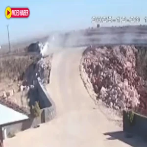 Şanlıurfa'da feci kaza kameraya yansıdı! 5 kişi yaralndı