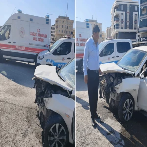 Şanlıurfa’da siyasi ismin bulunduğu araç kaza yaptı!
