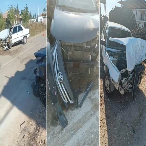 Şanlıurfa’da iki otomobil çarpıştı!