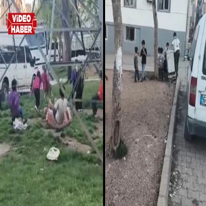 Şanlıurfa’da gerilim hattında dehşet salıncağı! Ölümle burun buruna oyun