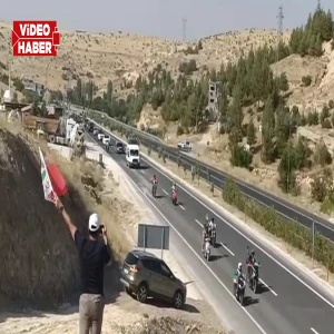 Filistin için yola çıktılar! Konvoy Şanlıurfa’nın ardından Mardin’de