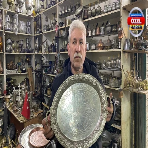 Hicaz’dan Urfa’ya gelen değer: Alman gümüşü tepsilere yoğun ilgi