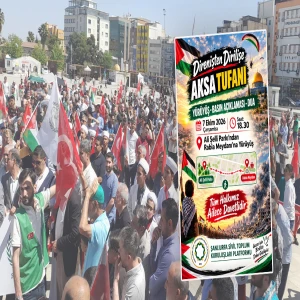 Şanlıurfa'da Aksa Tufanı'nın yıl dönümünde yürüyüş düzenlenecek