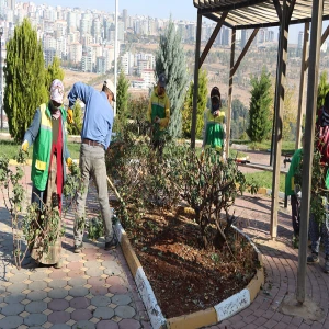 Karaköprü'den yaza yeşil dokunuş