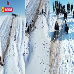 Şanlıurfa’da kar yağışı eğlenceye dönüştü