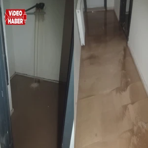 Şanlıurfa’da TOKİ sakinlerinin yağmurla imtihanı! Her yer su altında
