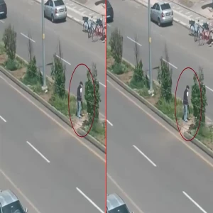 Dehşet anları kamerada: Diyarbakır’da silahlı saldırgan alarmı