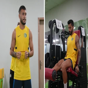Şanlıurfaspor’da futbolcular salonda güç depoladı!
