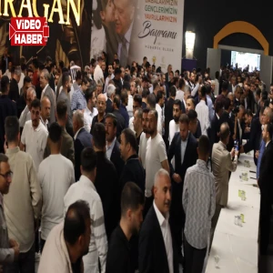 AK Parti Şanlıurfa bayramlaşma programına yoğun ilgi! Salona sığmadı
