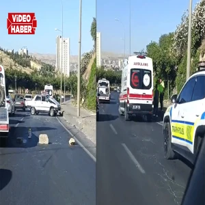 Şanlıurfa’da Akabe inişinde feci kaza! Yaralı var