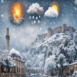 İkinci cemre suya düştü ancak Şanlıurfa’ya bahar gelmedi!