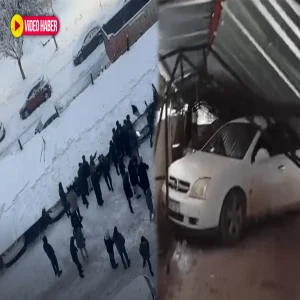 Şanlıurfa’da çatılar kara dayanamadı! Onlarca araç zarar gördü