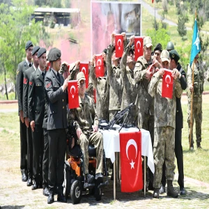 Şanlıurfa’da özel gençlere anlamlı askerlik töreni