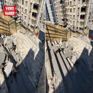 Şanlıurfa’da yıkık dökük merdiven tepki çekti! Vatandaşlar yapılmasını istiyor