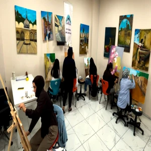 Şanlıurfa’da fırça darbeleriyle yetenekler keşfediliyor