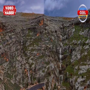 Şanlıurfa’da yağışla gelen mucize! ‘Sakin şehirde’ kuruyan şelale yeniden doğdu