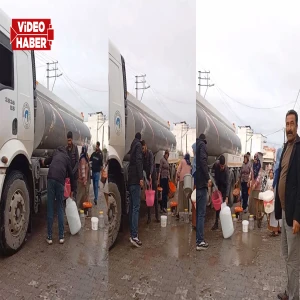 Şanlıurfa’da mahalle susuz kaldı! Tankerlerle su takviyesi