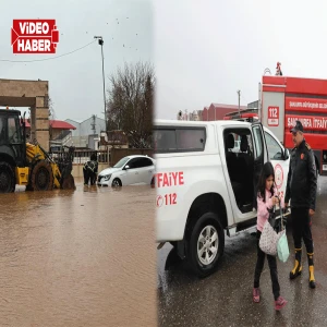 Şanlıurfa’da sağanak yağış hayatı felç etti! 9 kişilik aile otogarda mahsur kaldı