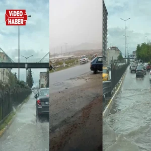 Şanlıurfa’da aniden bastıran yağmur zor anlar yaşattı!