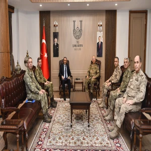 Şanlıurfa Valiliğine üst düzey askeri ziyaret