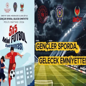 Şanlıurfa’da 5x5 heyecanı! Gençler Polis Haftası için sahaya iniyor