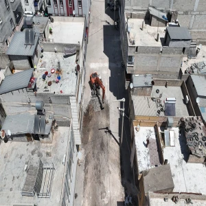 ‎6 ayda 160 bin metrekare! Şanlıurfa’da 12 mahallede çalışma