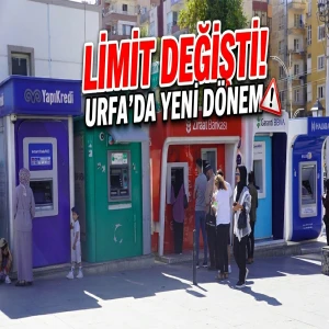 Şanlıurfa’da ATM kullanacaklar dikkat! Bu habere bakmadan gitmeyin…