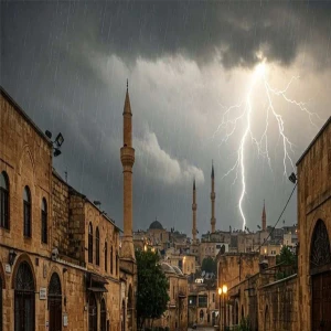 Şanlıurfa’da kabus gibi gece! Gök yarıldı, Urfalılar uykusuz kaldı