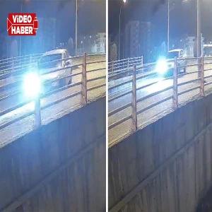 Saniye saniye kaydedildi: Şanlıurfa’da ters yönde ilerleyen alkollü sürücü kaza yaptı