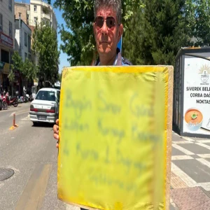 Şanlıurfa’da zabıtadan sürücülere pankartlı mesaj! Görenler dönüp bir daha baktı