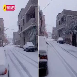 Şanlıurfa’nın sınır ilçesi beyaza büründü: Sevinç ve korku bir arada!