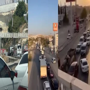 Şanlıurfa’da araçlar çarpıştı! Tünelde trafik kilitlendi