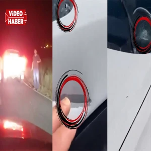 Şanlıurfa’da dehşet anları kamerada! Baba ve kızı yaralandı