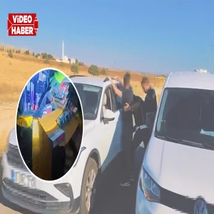 Şanlıurfa’da iki araçtan milyonluk kaçak ürün çıktı! Tutuklamalar var