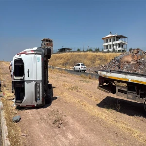Engellileri taşıyan minibüs devrildi: 19 yaralı