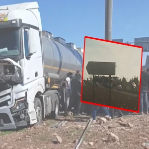 Şanlıurfa-Viranşehir yolunda korkutan çarpışma!